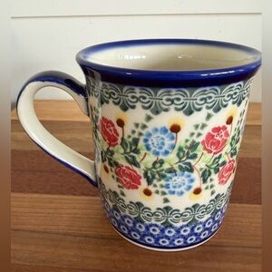 Polish Pottery Bistro Mug Boleslawiec